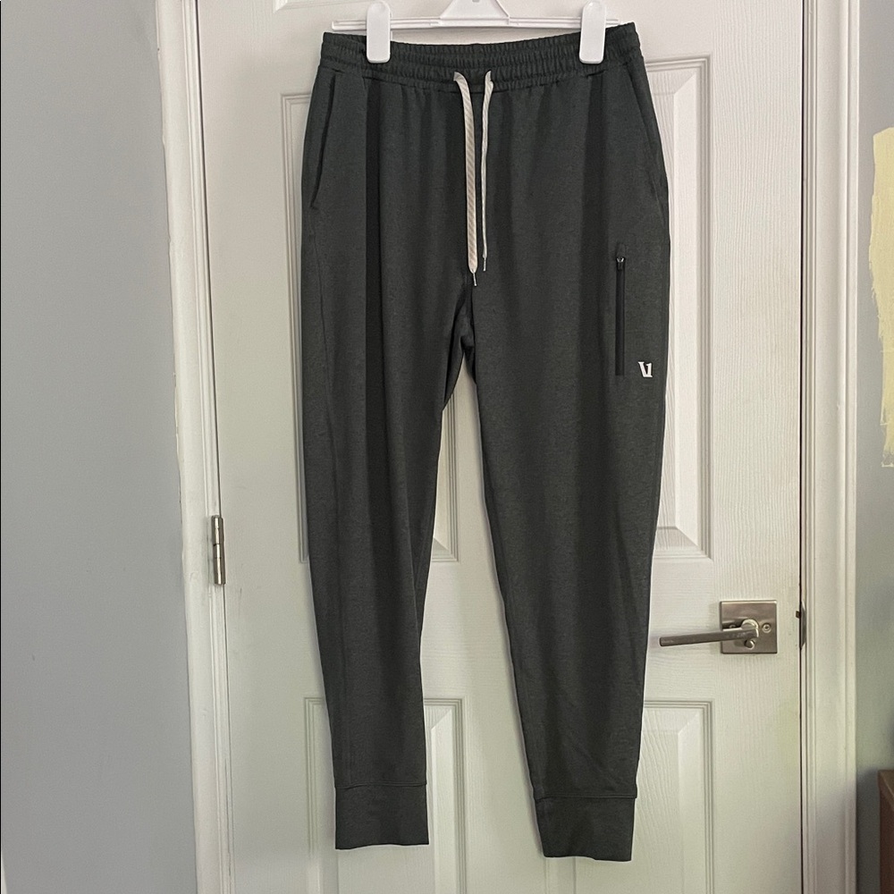 Vuori Charcoal Heathered Green Sunday Performance Jogger